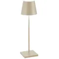 Zafferano Akku Tischleuchte Poldina Pro 380 mm Sand