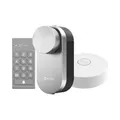 EZVIZ Smart Lock DL01 Pro + DL01CP Tastatur + A3 Gateway - Silber