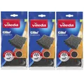 3 x Vileda 2er Pack Edelstahlschwamm Vileda Glitzi Power INOX Stahlschwamm