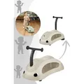 Globber Walk  ́n Roll 2in1 Eco / Laufwagen und Rutscher, Farbe: Kokos Weiß