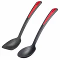 Westmark Küchenhelfer-Set, 2tlg., Je 1x Brat- u. Gemüselöffel und Pfannenlöffel
