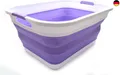 SAMMART 41L Collapsible Plastic Laundry Basket - Foldable Pop Up Storage