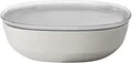 Mepal Silueta Schale, mit Deckel, 4000ml, Nordic white