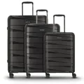 Redolz Essentials 10 3-SET 4 Rollen Kofferset 3-teilig  grau