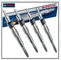 4x Glühkerze BOSCH 0 250 202 020 für Peugeot Citroën Fiat 106 I AX Glühanlage