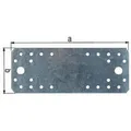 Alberts - Flachverbinder En 14545:29-2 Länge 80 Mm Breite 40 Mm Stärke 2 Mm Stahl Sendzimirverzinkt Anzahl Löcher 8