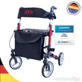 Antar Alu-Rollator, Leichtgewicht-Reiserollator, 3-fach faltbar
