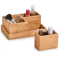 Aufbewahrungsbehälter, Organizer, 100% Bambus - 4 Elemente, 28 x 17.7 x 11 cm