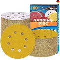 Schleifscheiben 125mm Klett Exzenterschleifer Schleifpapier 8 Loch Rund