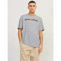 Jack & Jones Rundhalsshirt JJECORP OLD LOGO TEE SS O-NECK NOOS grau XXL (58/60)