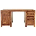 Schreibtisch Gani 160x76x80 aus indischem Sheesham-Massivholz