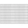 Doppelstab-gittermatte, Verz.anthr, Bxh2000x1400mm, Draht-ø6/5/6, Masche50x200mm - Alberts
