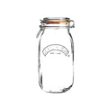 Kilner Bügelverschluss Glas | 3 L | Rund | Vorratsgläser mit Deckel luftdicht | mit Gummidichtung | Glas mit Deckel für Gewürze oder Gemüse | Spülmaschinengeeignet