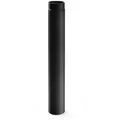 Raik Ofenrohr raik Rauchrohr Ofenrohr 120mm - 1000mm schwarz, Längenelement schwarz 12 cm x 12 cm x 100 cm