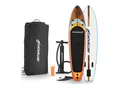 ArtSport Stand Up Paddle Board Beach Rocker – Aufblasbares SUP Board Set bis 150 kg - Weiß & Bunt