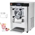 VEVOR Kommerzielle Eiscreme-Maschine, 12 L/h Einzelgeschmacksrichtung Arbeitsplatten-Eiscrememaschine für Hartes Servieren, 4,5 L Edelstahlzylinde...