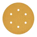 MIRKA GOLD SCHLEIFSCHEIBEN 6-FACH GELOCHT 150MM P120 KÖRNUNG, 100/PACK