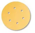 MIRKA Scheiben Gold Ø 150 mm STICK P120 6-fach gelocht (100 St)