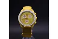 Swatch Chronograph OMEGA x Swatch MoonSwatch Mission to the Sun Straußenleder SO33J100C, (1-tlg)
