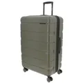 Franky Koffer Trolley | 360° Rollen | Hohe Stabilität | TSA-Schloss | Größen: S/M/L | in vielen Farben -ABS13 (Olive, L)