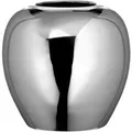 LOSONE Vase silber glänzend M - Höhe: 20 cm, Durchmesser 20 cm