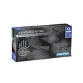 Arnowa GmbH ARNOMED Nitril Midnight Black Einmalhandschuh, puderfrei, schwarz, Extra dicker Nitrilhandschuh mit texturierten Fingerspitzen, 1 Packung = 100 Stück, Größe XL 391-XL