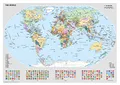 Ravensburger Puzzle 15652 - Politische Weltkarte - 1000 Teile Puzzle für Erwachsene und Kinder ab 14 Jahren, Puzzle-Weltkarte mit Flaggen