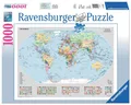 Ravensburger Puzzle 1000 Teile Ravensburger Puzzle Politische Weltkarte 15652, 1000 Puzzleteile