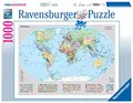 Ravensburger Puzzle 15652 - Politische Weltkarte - 1000 Teile Puzzle für Erwachs