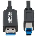 Tripp USB 3.2 Gen 1 Plenum-Rated Fiber Active Optical Cable (AOC) - A/B M/M - Bl