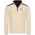 Höhenhorn Fleecepullover Skyja Herren Fleece Pullover für Männer Sweatshirt 1/4 Zip Microfleece beige|weiß 5XL