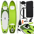 SUP-Board-Set Aufblasbar Grün 360x81x10 Cm