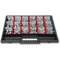 Schraubenbox24 Muttern, Zink, Metall, Sechseckig, 3.5 cm, Freizeit, Heimwerken, Werkzeugzubehör