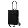 ANDERSEN Einkaufstrolley - Scala Shopper Walker schwarz 44 L Einkaufsroller, nachhaltig, Reflektor, klappbar, leichtgängig, leise Räder