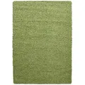 Teppium Teppich Unicolor - Einfarbig, Rechteckig, Höhe: 30 mm, Einfarbig Shaggy Teppich Wohnzimmer Langflor versch. farben und größen grün Rechteckig | 80 cm x 150 cm x 30 mm