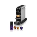 Nespresso De'Longhi CitiZ Platinum EN220.T, Kapsel-Kaffeemaschine, 4 Tassengrößen, 19 bar, 1260 W, Titan