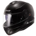 LS2 FF908 Strobe II Motorrad Klapphelm Sonnenblende Glanz Gr. 3XL - Schwarz Glan