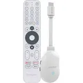 Strong Streaming-Stick LEAP-NEVE 4K UHD-Streaming-Dongle Google TV, Video-Streaming: Netflix, Youtube, Amazon Prime Video, Disney+ weiß