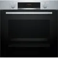 Bosch Backofen HBA514BS3 Nutzvolumen 71 l Maße BxHxT 59,4 cm x 59,5 cm x 54,8 mm - Silber