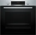 Bosch Einbau-Backofen HBA514BS3 | 71 l Garraum | 7 Heizarten | Hydrolyse-Selbstreinigung |  | 3D-Heißluft | Edelstahl,  (Spektrum:  bis D)