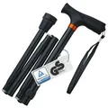 Weinberger Gehstock faltbar Klappstock Gehhilfe Spazierstock Reisestock - Neu