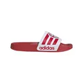 adidas Badeschuhe Adilette Shower FC Bayern München Slides rot/weiss - 1 Paar, Größe Euro (US): 43 (9)