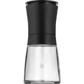 WMF Salzmühle Pfeffermühle 14cm Gewürzmühle Keramikmahlwerk Glasbehälter Trend (Chili, Muskatnuss, Pfeffer, Salz) (06.4790.6630)