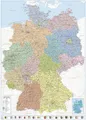 Deutschlandkarte XXL Poster Politische Landkarte 100 x 140 cm