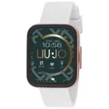 Smartwatch LIU JO LUXURY VOICE SLIM SWLJ092 Silikon Weisse Gold Rose Touchscreen