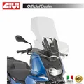 GIVI 5130DT Windschutzscheibe Transparent 68X64CM BMW C400X 2019 Klammern Nicht