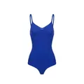 creamy fabrics Damen Figurformender Shapewear Bodysuit mit String-Rückenteil – Nahtloser Body für unsichtbaren Sitz – Starke Kompression Bauch & Taille – Verstellbare Träger