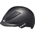 KED Unisex Jugend, Pina Fahrradhelm, Black Matt, S (50-53 cm)