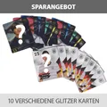 EM 2020 REWE + WM 2018 REWE Sammelkarten - je 10 verschiedene GLITZER Karten