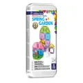 Magna-Tiles microMAGS 24-teiliges Frühlingsgarten-Reiseset, die Originale Magnetbaumarke